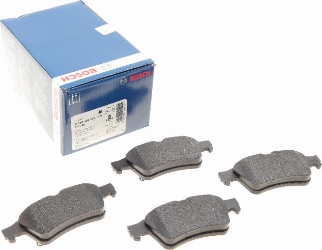 BOSCH 0 986 494 032 - Stabdžių trinkelių rinkinys, diskinis stabdys fastparts.lt